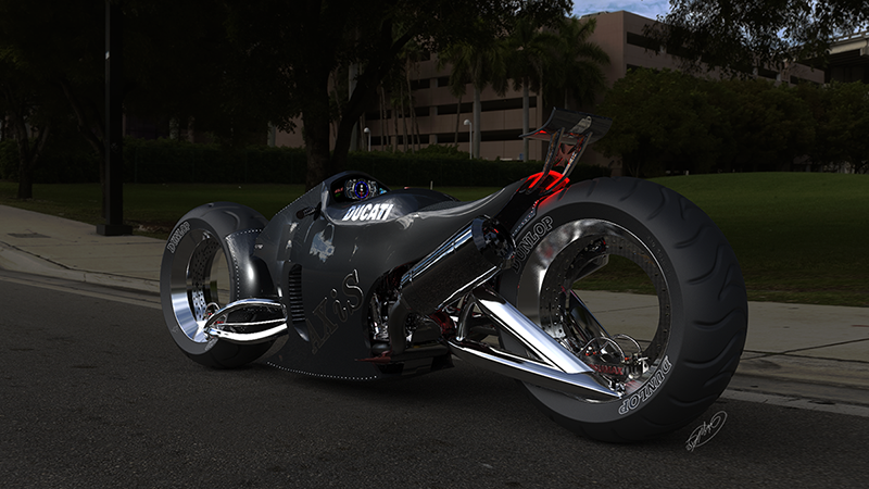 Ducati Concept 3D render